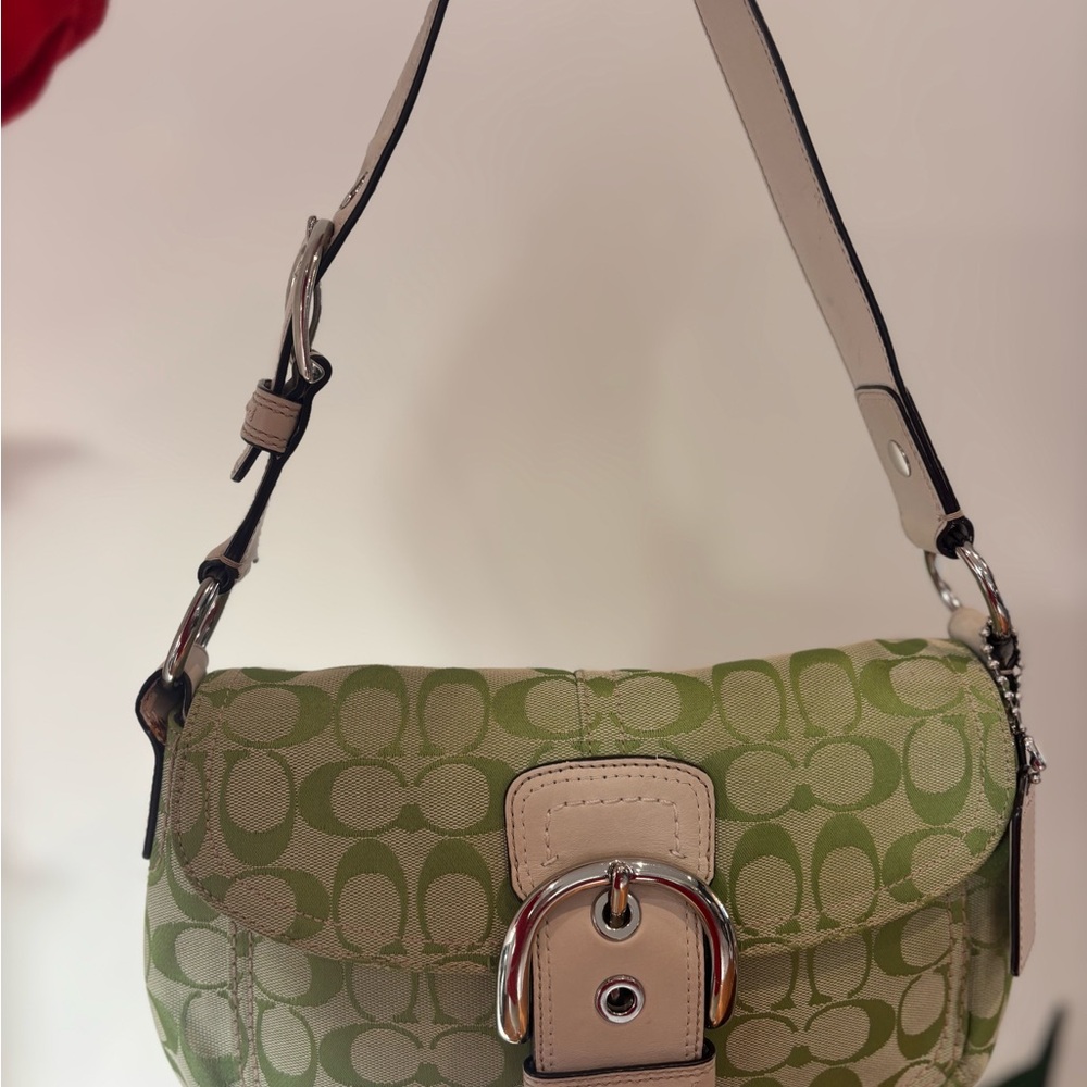 Vintage Coach Green SoHo bag
